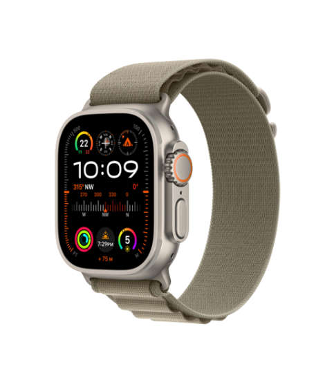 Apple Watch Ultra 2 GPS + Cellular, 49mm Titanium Case with Alpine Loop 